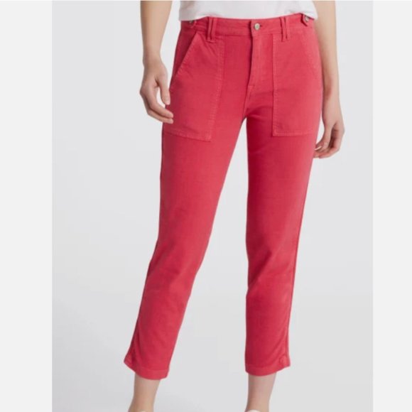 NWT Pistola X Revolve Erin High Rise Utility Crop Straight Leg Pant - Picture 2 of 9